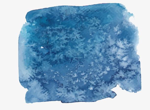 雪花纹水彩装饰元素免抠