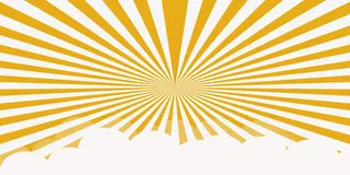 太阳光芒装饰元素免抠