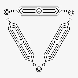 黑白线性边框免抠
