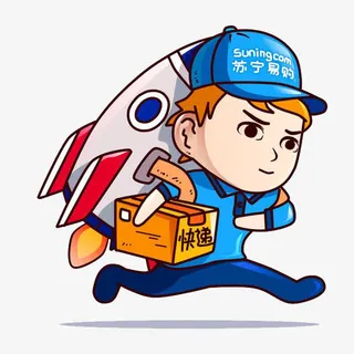 苏宁易购快递免抠