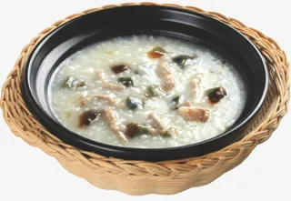 石锅皮蛋瘦肉粥免抠