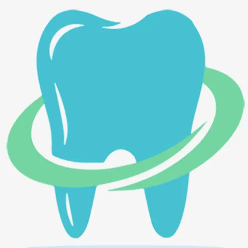 卡通环绕牙齿免抠