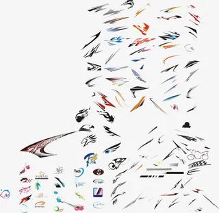 摩托车电动车贴花免抠