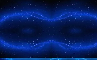 蓝色星光效果免抠