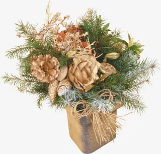 彩绘花一篮子彩绘花装饰免抠