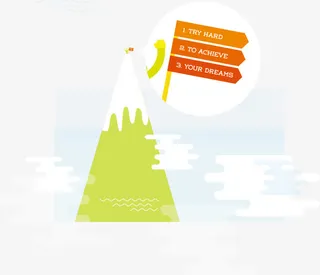 矢量扁平山免抠