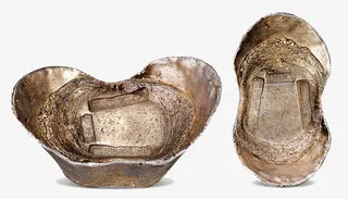 金属光泽银锭免抠