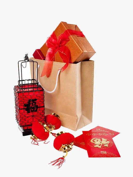 春节礼物素材免抠