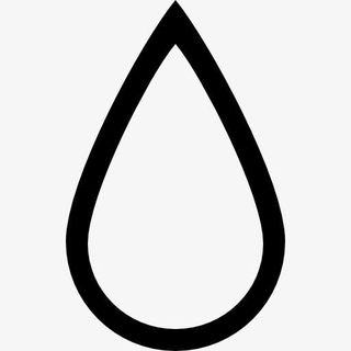 墨滴轮廓线符号图标免抠