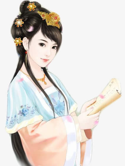 古代美女免抠