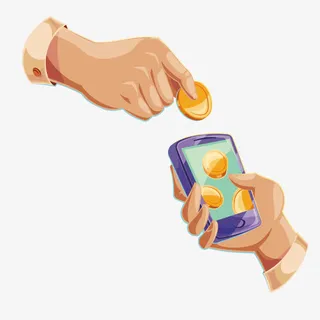 矢量手机支付免抠