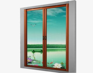 窗外美丽景色免抠