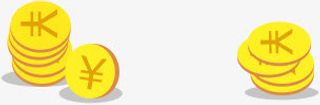 金币卡通素材免抠