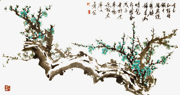 中国画梅花素材大全免抠