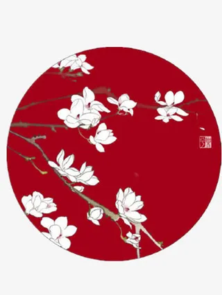 梅花插画免抠