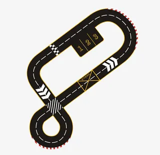 赛道平面图免抠