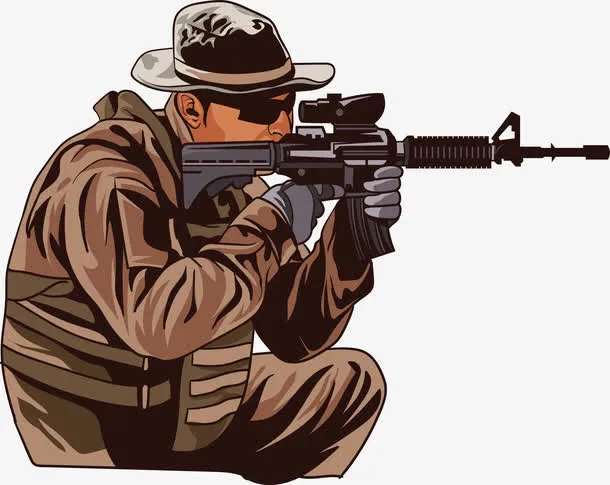 瞄准射击免抠