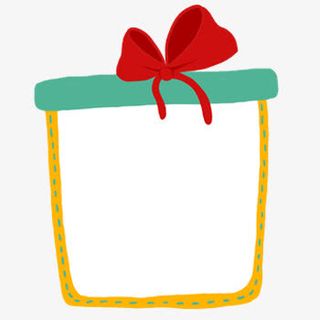 圣诞节卡通边框免抠