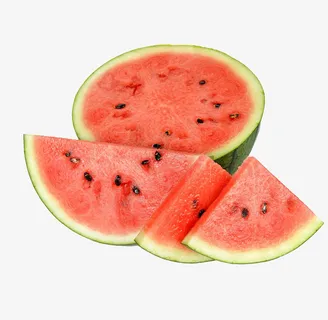 新鲜切片西瓜免抠