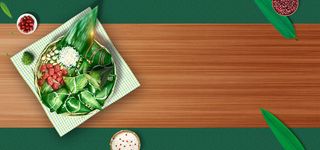 端午节粽享端午中国风banner高清