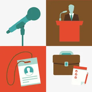 新闻发布会免抠