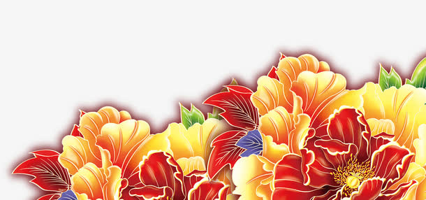 牡丹花背景素材