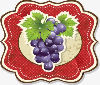 复古水果边框免抠