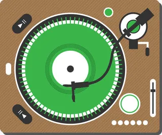 矢量音乐播放器免抠