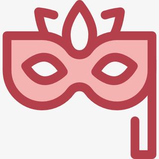 狂欢节面具图标免抠