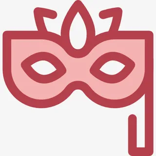 狂欢节面具图标免抠