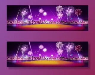 国庆节banner创意设计免抠