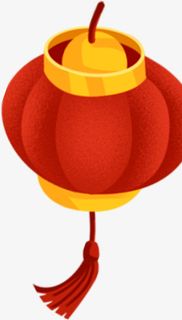 手绘灯笼喜庆免抠