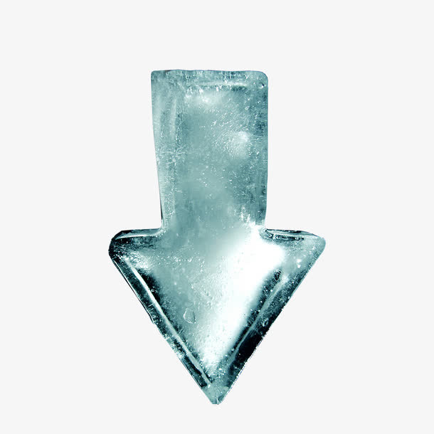 创意冰块箭头免抠