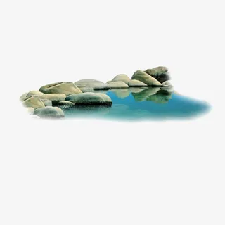 蓝色湖泊免抠 蓝色湖泊免抠