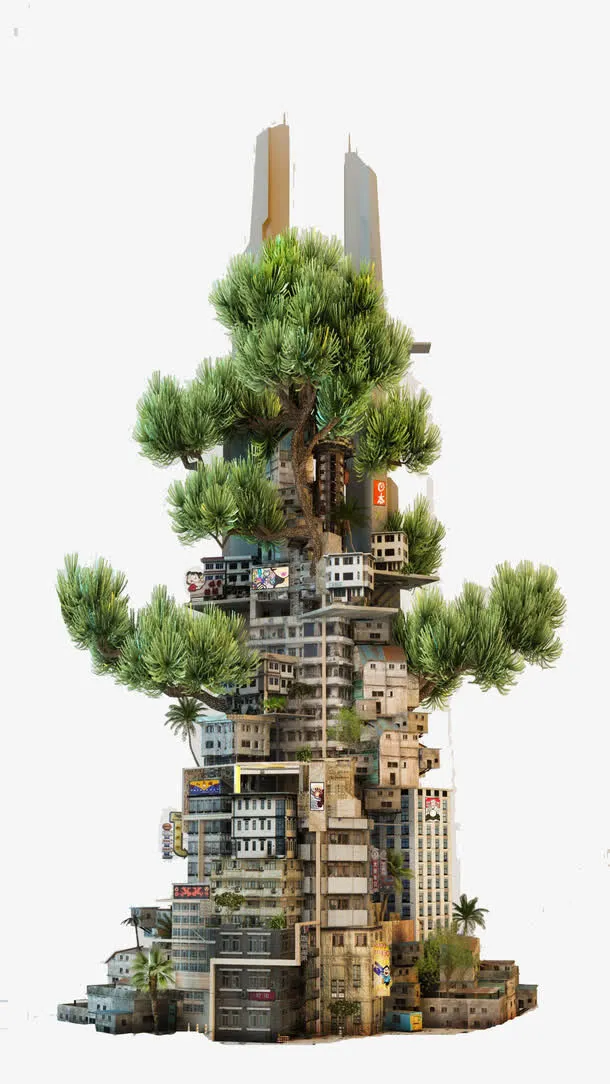 建筑设计免抠