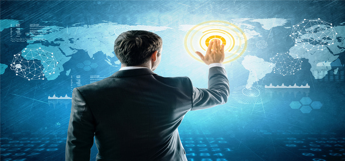 点互联网商务科技背景高清