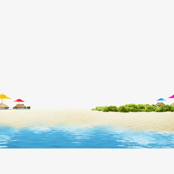 沙滩免抠