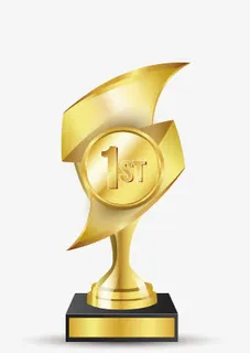 金灿灿的奖杯免抠