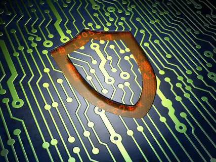 电路板上的盾牌免抠