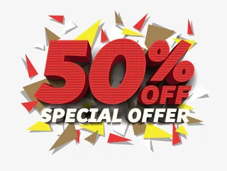 矢量促销海报免抠