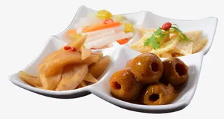 开胃小菜美味四拼免抠