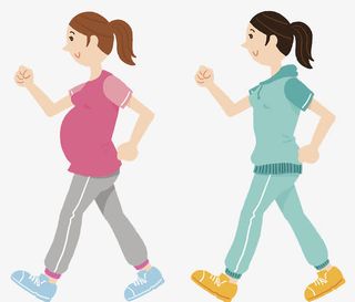 卡通人物走路免抠