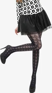 春天黑色纹理丝袜免抠