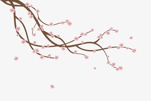樱花枝芽免抠