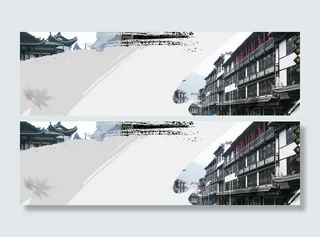 中国古镇背景高清