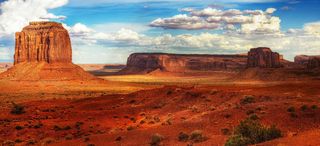 奇幻魔幻游戏黄土高原背景banner高清