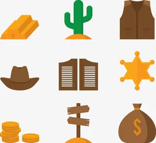 挖采金币工具免抠