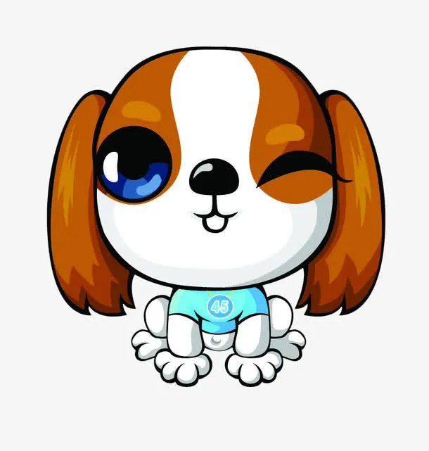 狗素材插画免抠