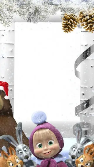 银色雪地场景圣诞背景图高清