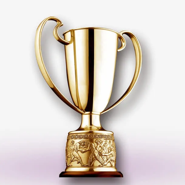 金色奖杯免抠